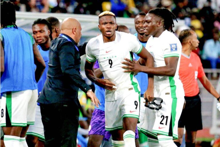 Is Victor Osimhen injured? Why Galatasaray star was substituted in Super Eagles game against Zimbabwe