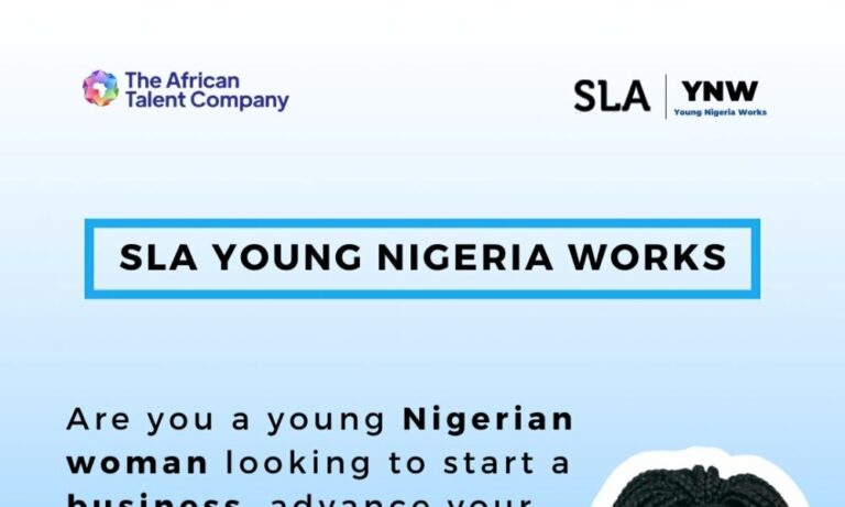 Building Her Future: The SLA Young Nigeria Works is set to Empower Women one Skill at a Time Building Her Future: The SLA Young Nigeria Works is set to Empower Women one Skill at a Time