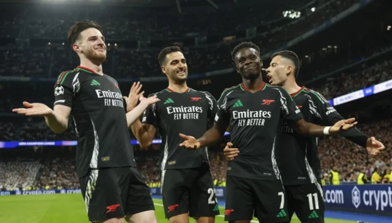 Champions League: Arsenal dump Real Madrid out, to face PSG in semi-final Champions League: Arsenal dump Real Madrid out, to face PSG in semi-final