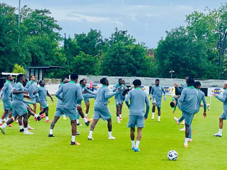 Unity Cup: Super Eagles hold first training in London