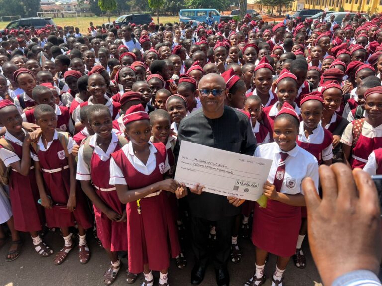 JUST IN: Obi Advocates Investment in Nigeria’s Future Through Girl-Child Education