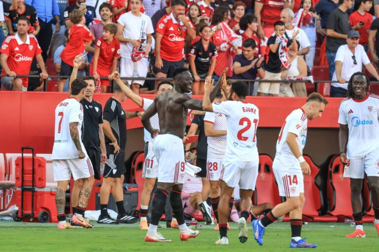 Watch: How Sevilla welcomed Akor Adams and Chidera Ejuke after World Cup disappointment with Super Eagles