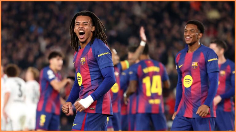 Champions League: Kounde brace boosts Barcelona top-eight push Champions League: Kounde brace boosts Barcelona top-eight push