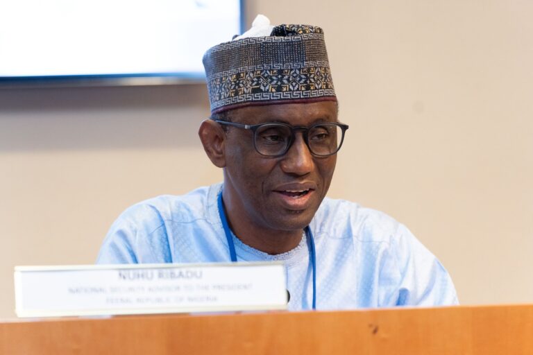 JUST IN: Ribadu hosts US congressional delegation on security mission to Nigeria