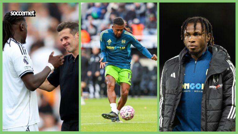 Watch: Nothing beats a Jet-2 holiday – Iwobi and Chukwueze’s reaction to Bassey’s mazy run in Fulham’s win over Burnley