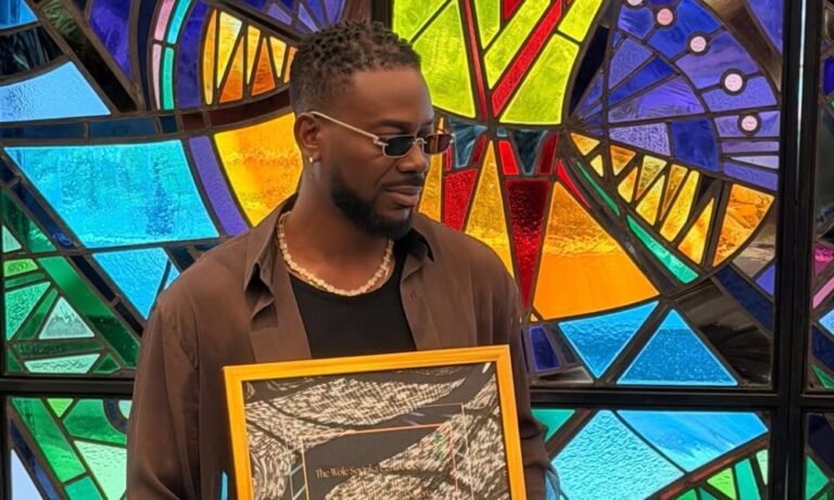 Adekunle Gold Receives Plaque for Historic Sold-Out Show at Renovated National Theatre