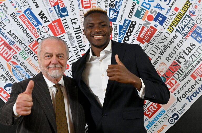 €60 million lost – Napoli owner De Laurentiis admits error in Victor Osimhen transfer saga