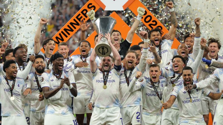 Aston Villa end 44-year trophy drought with Europa League title Aston Villa end 44-year trophy drought with Europa League title
