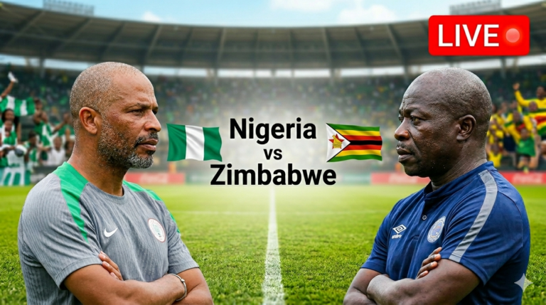 Live: Nigeria vs Zimbabwe — Follow scores, goals & updates as Super Eagles defend Unity Cup Live: Nigeria vs Zimbabwe — Follow scores, goals & updates as Super Eagles defend Unity Cup