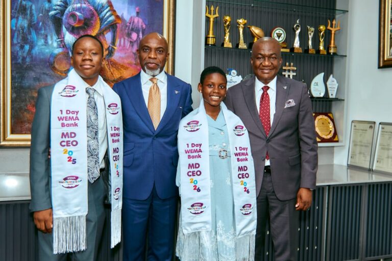 Ten-year old Chinmamanda Diamond emerges one-day MD/CEO of Wema Bank Ten-year old Chinmamanda Diamond emerges one-day MD/CEO of Wema Bank