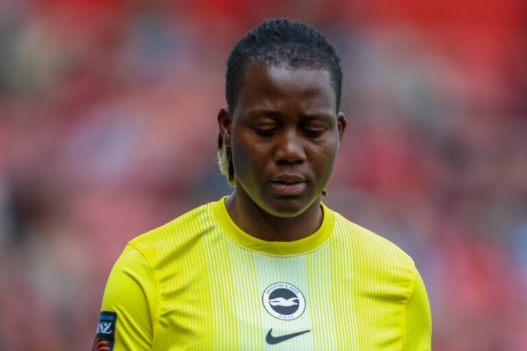 Super Falcons GK Nnadozie avoids ugly record as Man City beat Brighton to FA Cup title Super Falcons GK Nnadozie avoids ugly record as Man City beat Brighton to FA Cup title