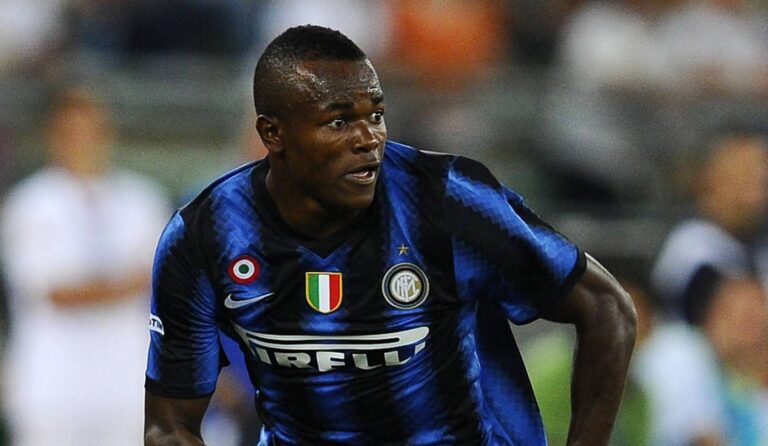 Two former Super Eagles stars in action as Real Madrid beat Inter Milan Legends