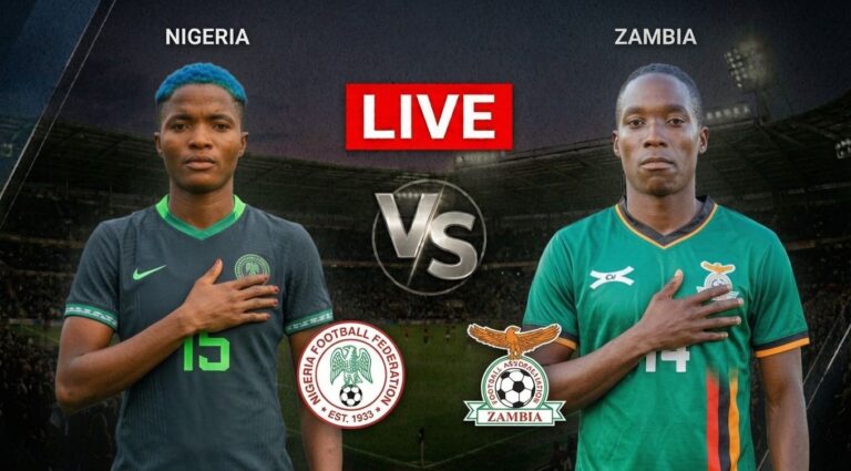 LIVE: Super Falcons vs Zambia — Follow score, goals, team news & full-time result LIVE: Super Falcons vs Zambia — Follow score, goals, team news & full-time result