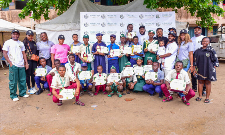 Ameerah Legacy Foundation Inaugural Launch: Academic Awards and Free Health Screening to Surulere Public Schools. Ameerah Legacy Foundation Inaugural Launch: Academic Awards and Free Health Screening to Surulere Public Schools.
