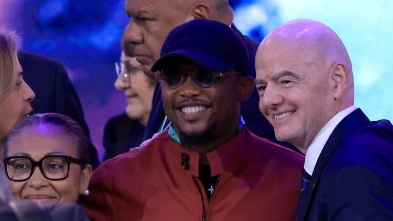 Samuel Eto’o backs Infantino amid backlash over FIFA presidency