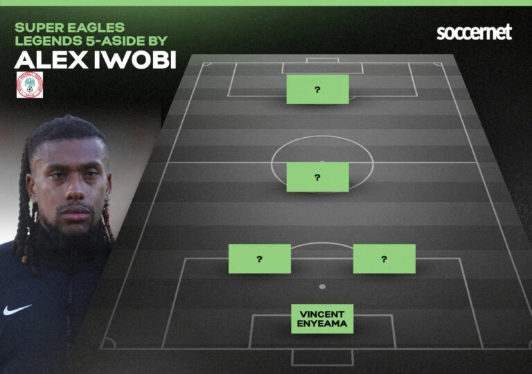 Alex Iwobi’s ultimate Super Eagles 5-a-side: Kanu, Yobo in, Yekini & Keshi snubbed Alex Iwobi’s ultimate Super Eagles 5-a-side: Kanu, Yobo in, Yekini & Keshi snubbed
