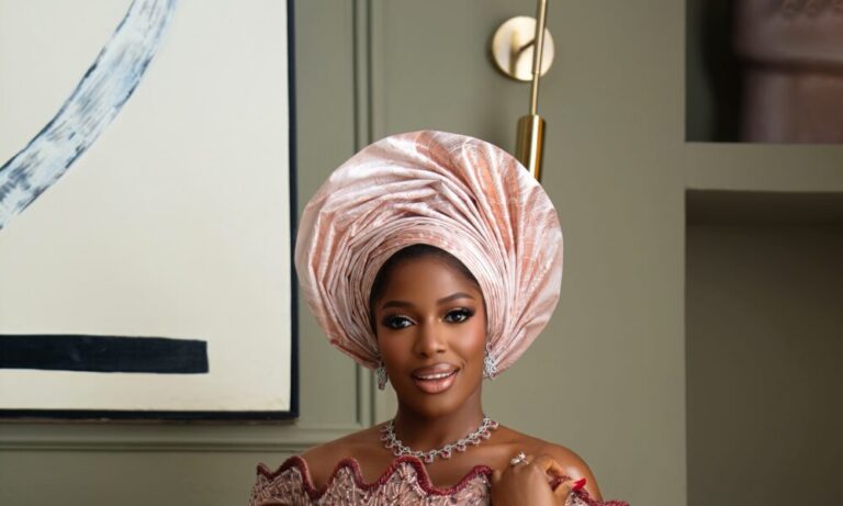 Hilda Baci Turned Up in Peach and Burgundy for Her Sister Princess’ Wedding | See Photos